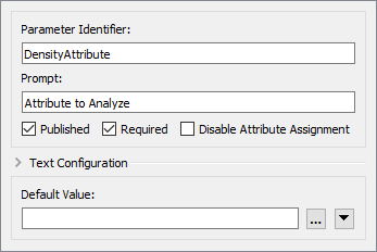 Configuring the new parameter